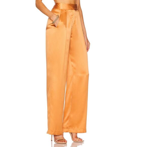 The Sei Wide Leg Trouser in Apricot NWT Size 0 - Picture 2 of 4